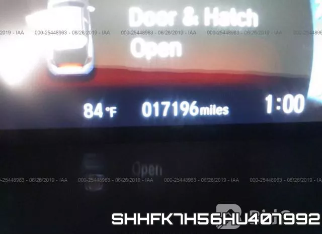 SHHFK7H56HU407992 фото 8