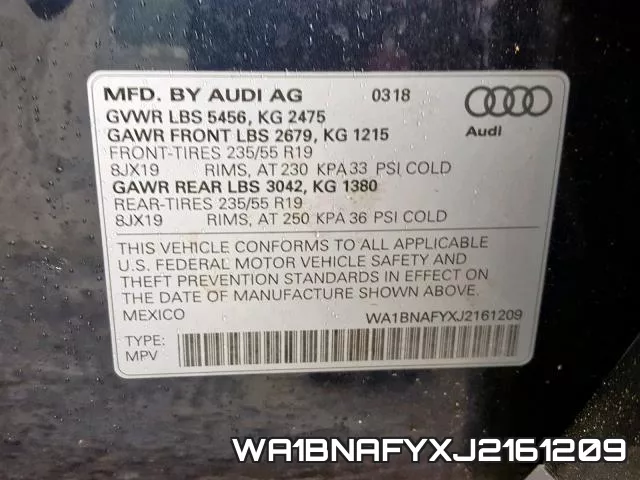 WA1BNAFYXJ2161209 фото 2