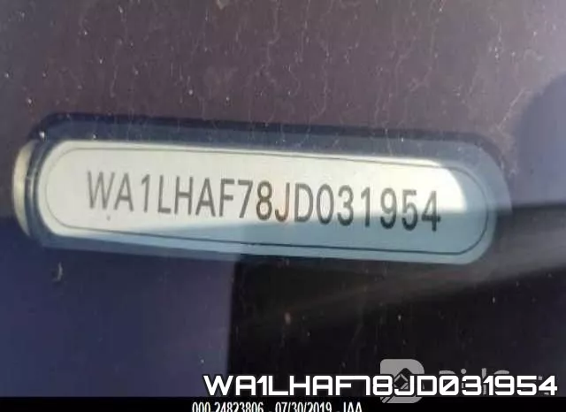 WA1LHAF78JD031954 фото 10