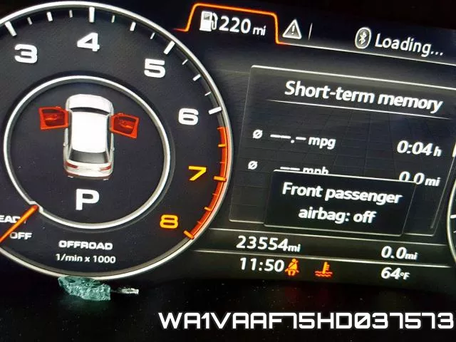 WA1VAAF75HD037573 фото 9
