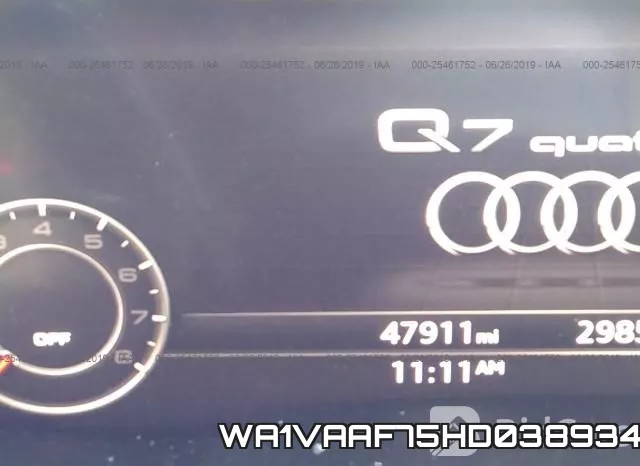 WA1VAAF75HD038934 фото 8