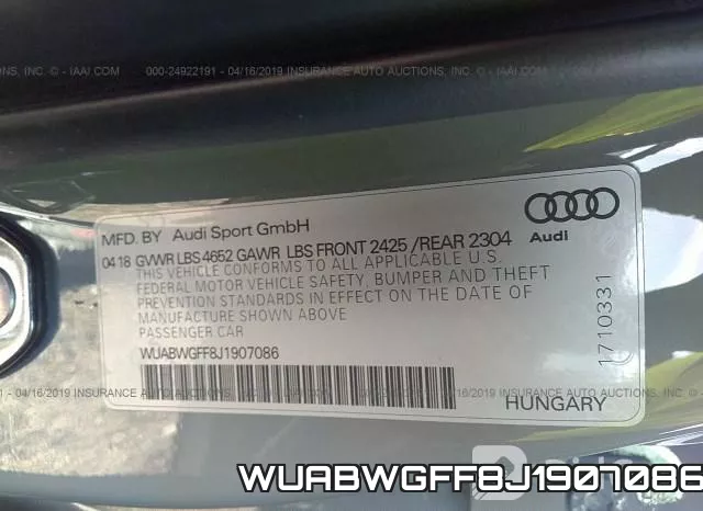WUABWGFF8J1907086 фото 10