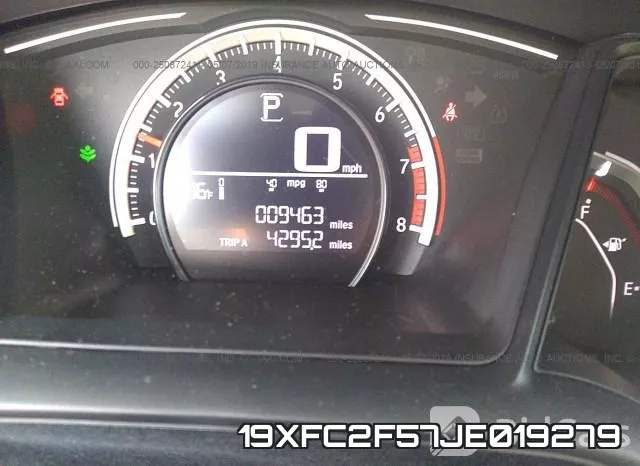 19XFC2F57JE019279 фото 8