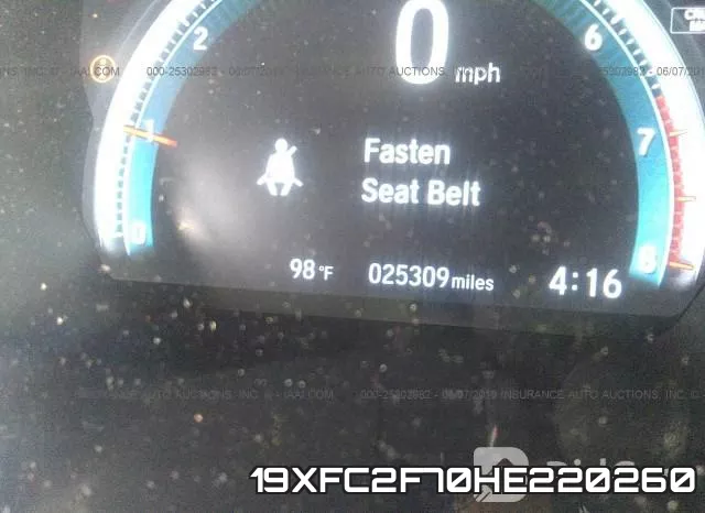 19XFC2F70HE220260 фото 8