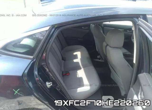 19XFC2F70HE220260 фото 9