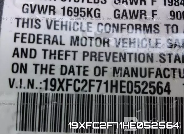 19XFC2F71HE052564 фото 10