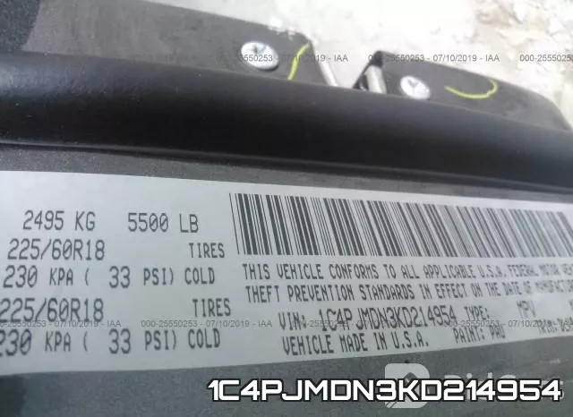 1C4PJMDN3KD214954 фото 9