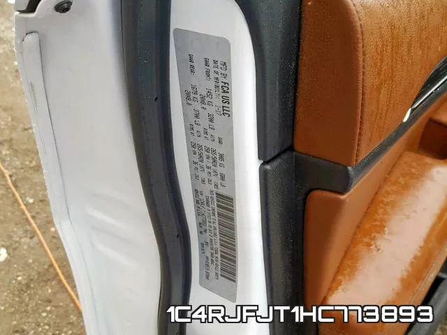 1C4RJFJT1HC773893 фото 2