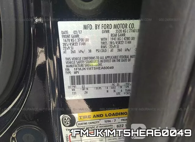 1FMJK1MT5HEA60049 фото 10