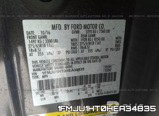 1FMJU1HT0HEA34835 фото 10