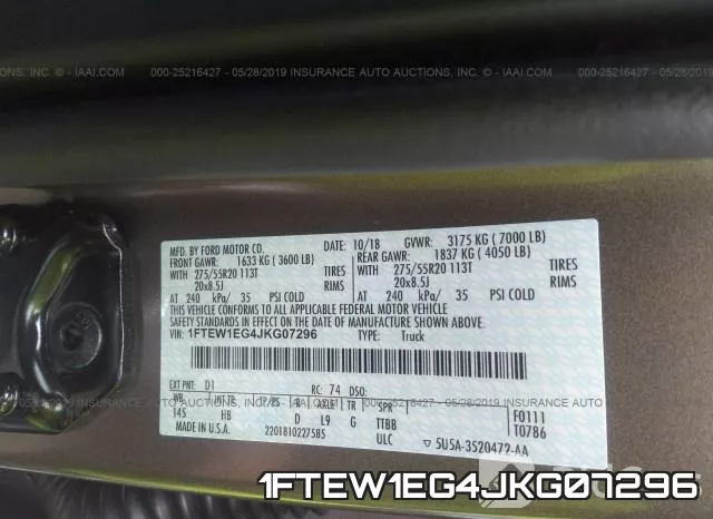 1FTEW1EG4JKG07296 фото 10