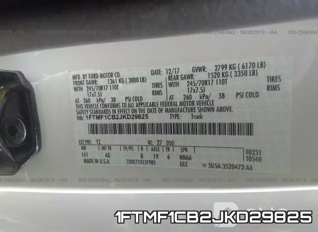 1FTMF1CB2JKD29825 фото 10