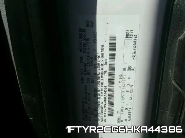 1FTYR2CG6HKA44386 фото 2