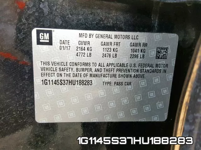 1G1145S37HU188283 фото 2