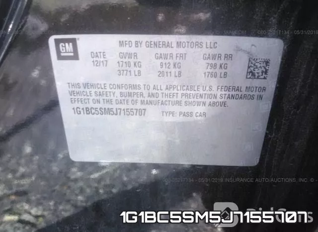 1G1BC5SM5J7155707 фото 10
