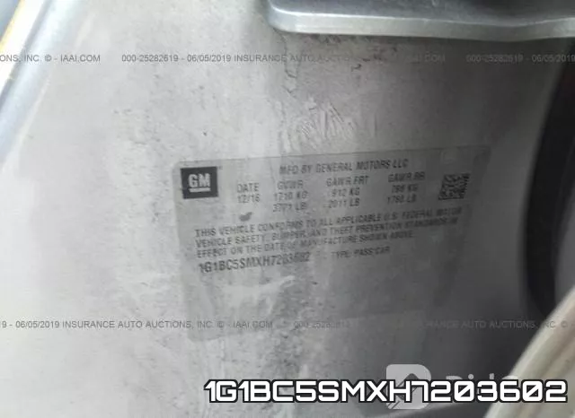 1G1BC5SMXH7203602 фото 10