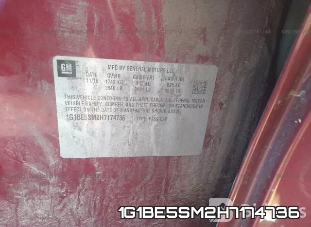 1G1BE5SM2H7174736 фото 10