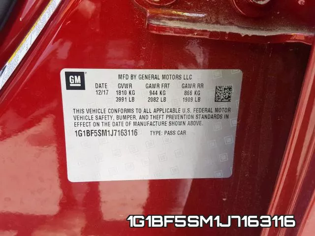 1G1BF5SM1J7163116 фото 2