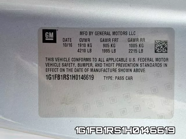 1G1FB1RS1H0146619 фото 2