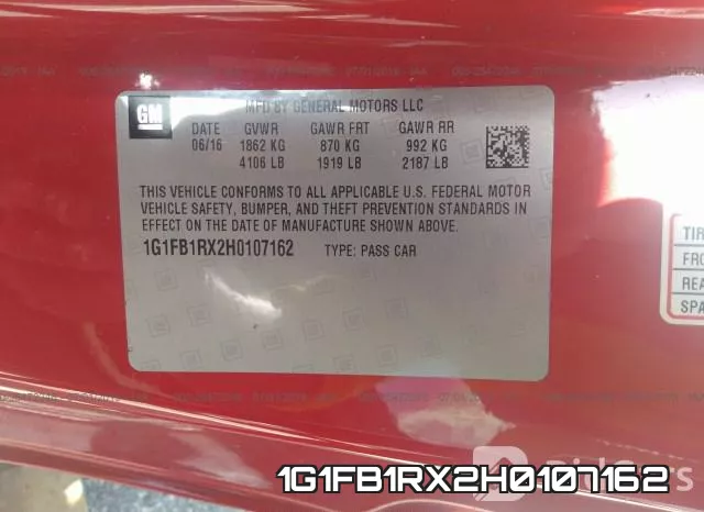1G1FB1RX2H0107162 фото 10