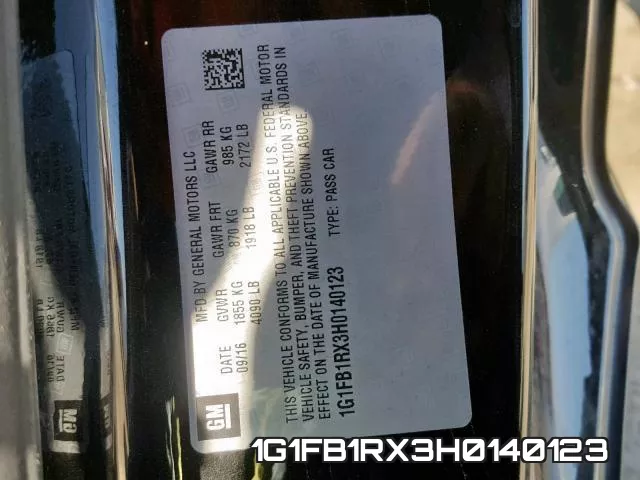 1G1FB1RX3H0140123 фото 2