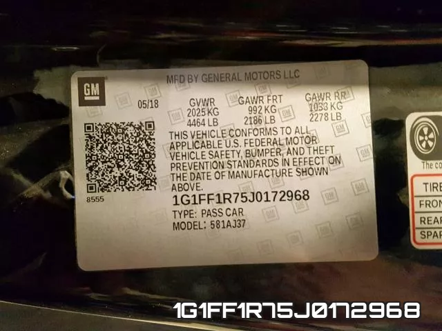 1G1FF1R75J0172968 фото 2