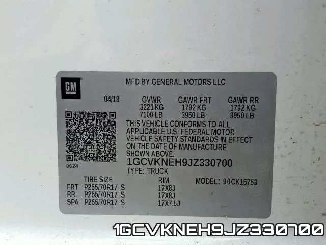 1GCVKNEH9JZ330700 фото 2