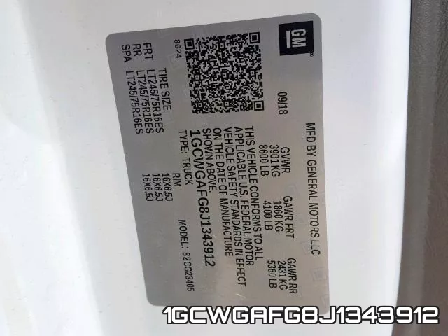 1GCWGAFG8J1343912 фото 2