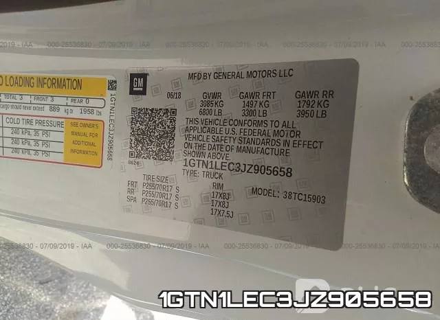 1GTN1LEC3JZ905658 фото 10