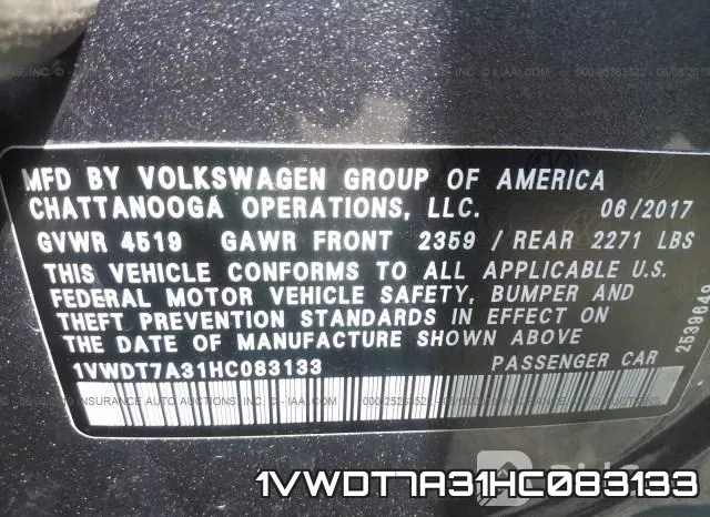1VWDT7A31HC083133 фото 10