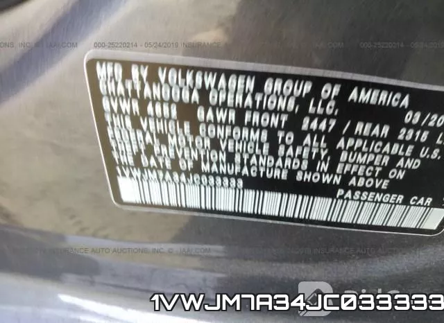 1VWJM7A34JC033333 фото 10
