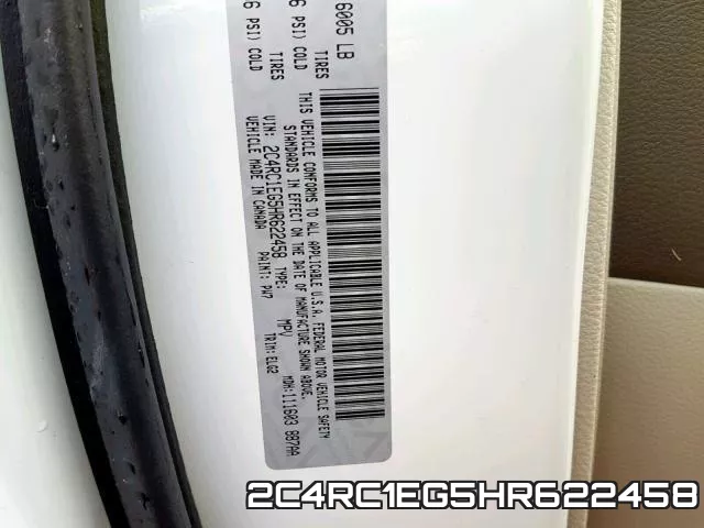 2C4RC1EG5HR622458 фото 2
