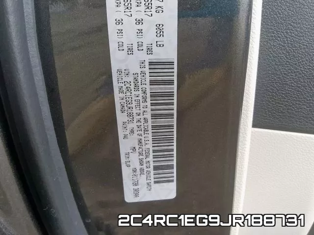2C4RC1EG9JR188731 фото 2