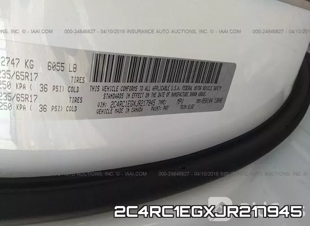 2C4RC1EGXJR217945 фото 9