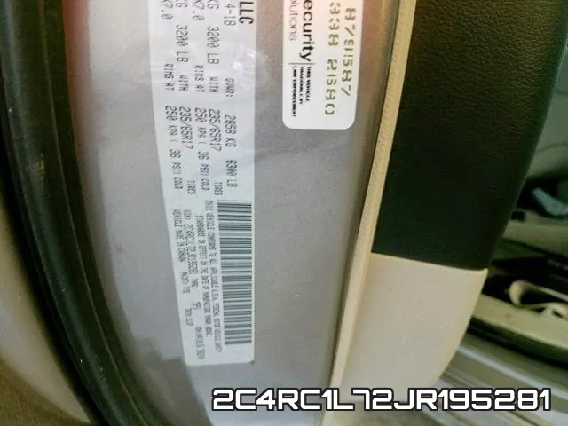 2C4RC1L72JR195281 фото 2
