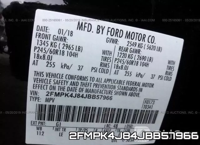 2FMPK4J84JBB57966 фото 10