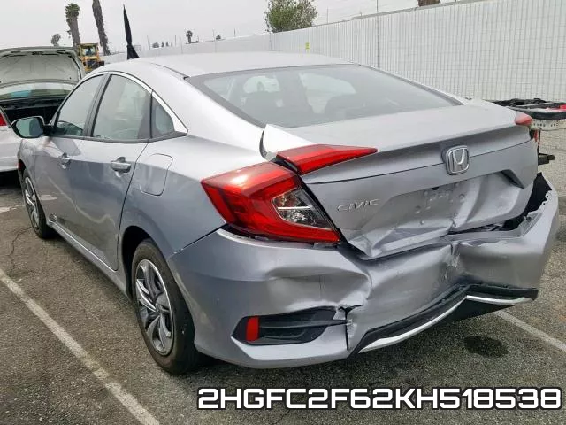 2HGFC2F62KH518538 фото 4