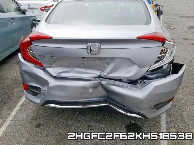 2HGFC2F62KH518538 фото 10