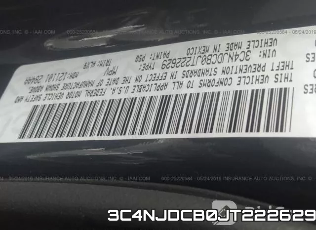 3C4NJDCB0JT222629 фото 10