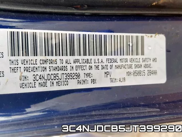 3C4NJDCB5JT399290 фото 2