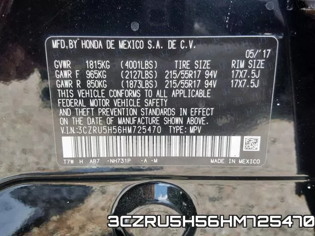 3CZRU5H56HM725470 фото 2