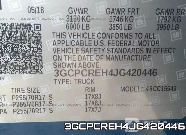 3GCPCREH4JG420446 фото 10