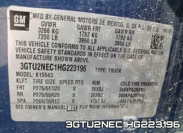 3GTU2NEC1HG223196 фото 10