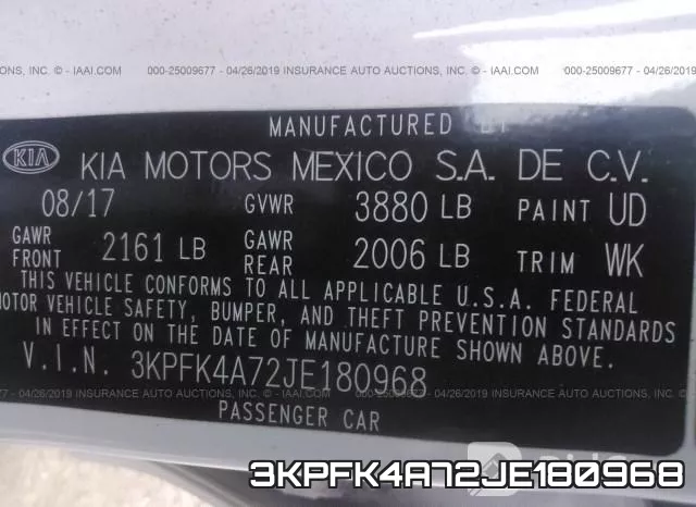 3KPFK4A72JE180968 фото 10
