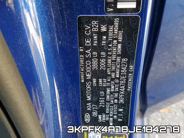 3KPFK4A78JE184278 фото 2