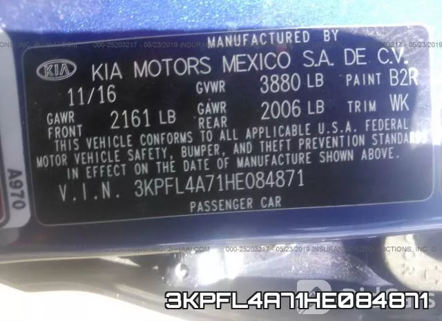 3KPFL4A71HE084871 фото 10