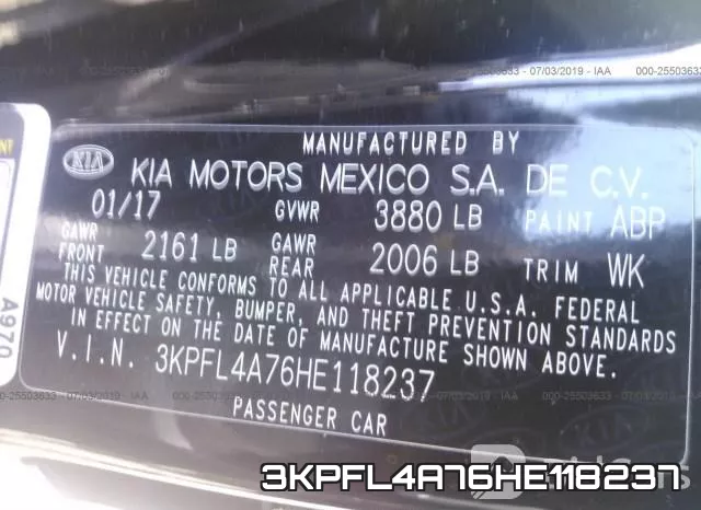 3KPFL4A76HE118237 фото 10