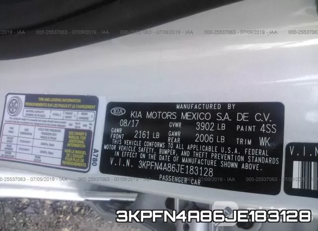 3KPFN4A86JE183128 фото 10