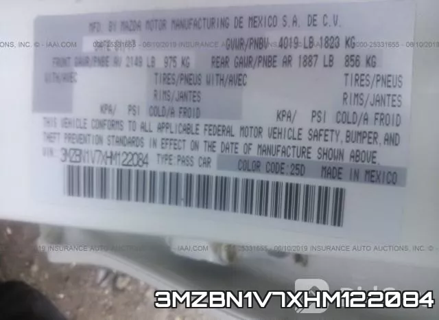3MZBN1V7XHM122084 фото 10