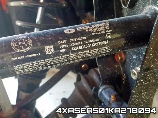 4XASEA501KA278094 фото 2